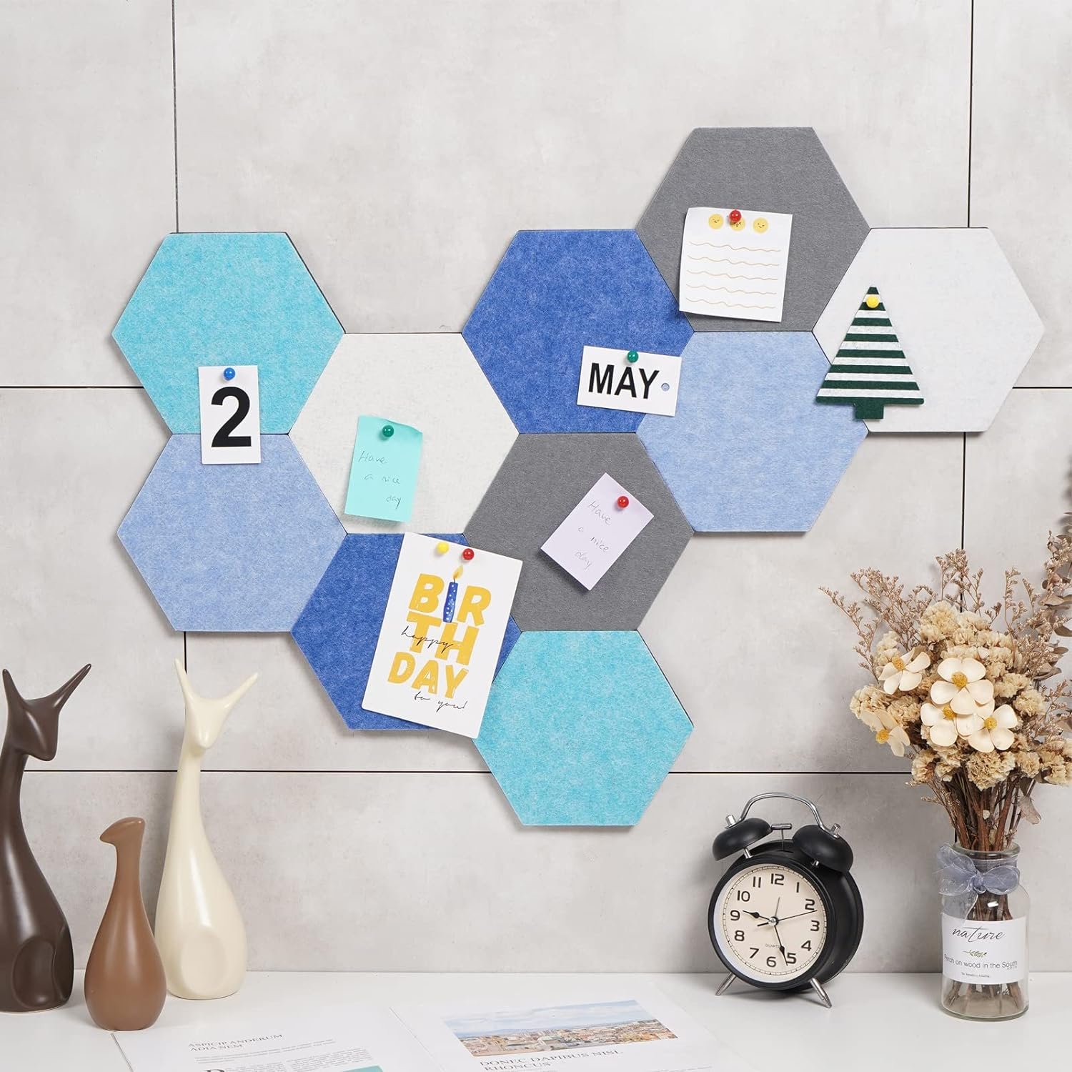Wanfeng Easy to Install Hexagon Soundproof Wall Panels & Boards Other Boards Foam Bricks
