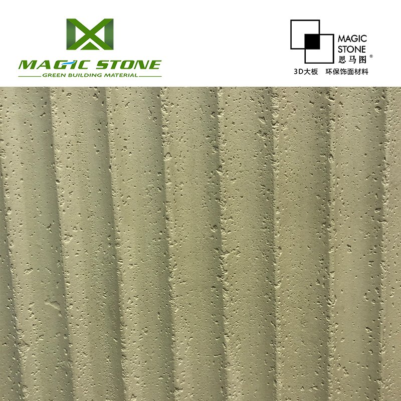 Magic Stone MCM Ripple Board Environmental-friendy Light and Flexible Bedroom Kitchen Wall
