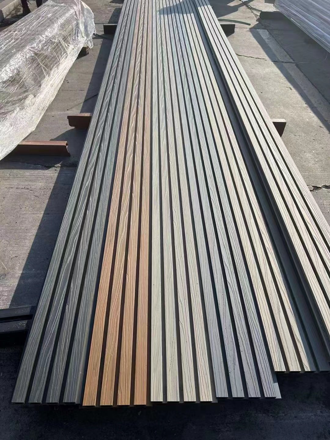 Eco-friendly PE WPC exterior 2 generation waterproof composite anti-uv outside building Wood Plastic Wpc Wall cladding board