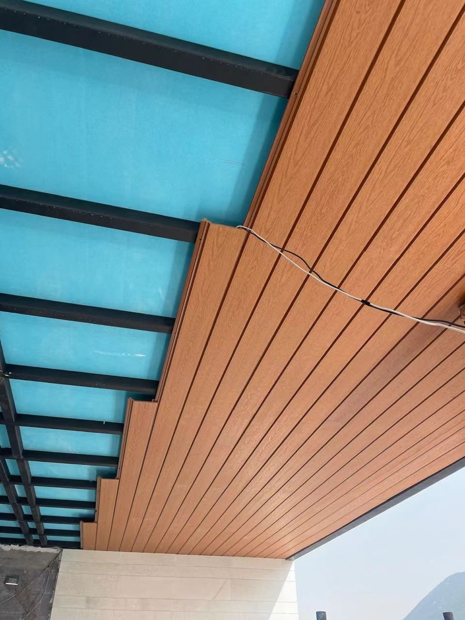 Eco-friendly PE WPC exterior 2 generation waterproof composite anti-uv outside building Wood Plastic Wpc Wall cladding board