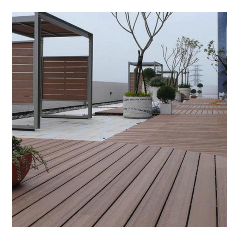 Wpc Decking Hollow Terrace Board No Painting PVC Vinyl Flooring Outdoor