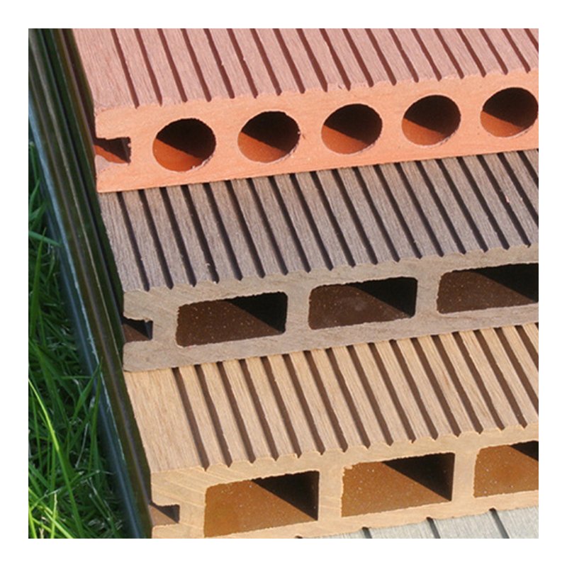 Wpc Decking Hollow Terrace Board No Painting PVC Vinyl Flooring Outdoor