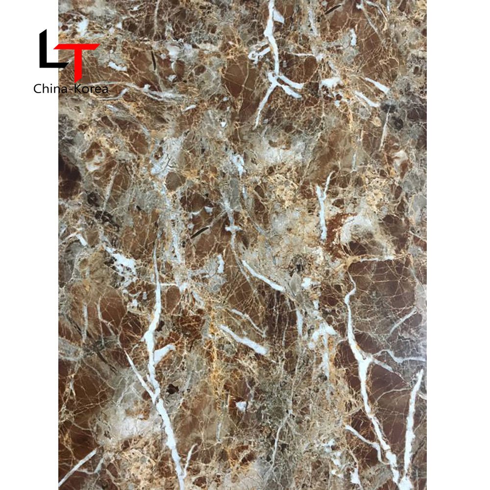 LT Cheap Price Interior Wall Panel UV Marble Sheet PVC Marble Sheet For TV Panels flexible coating plates modern board
