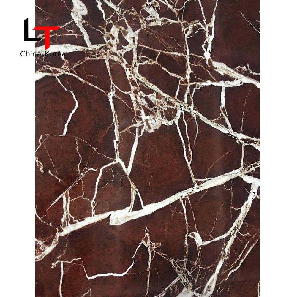LT Cheap Price Interior Wall Panel UV Marble Sheet PVC Marble Sheet For TV Panels flexible coating plates modern board