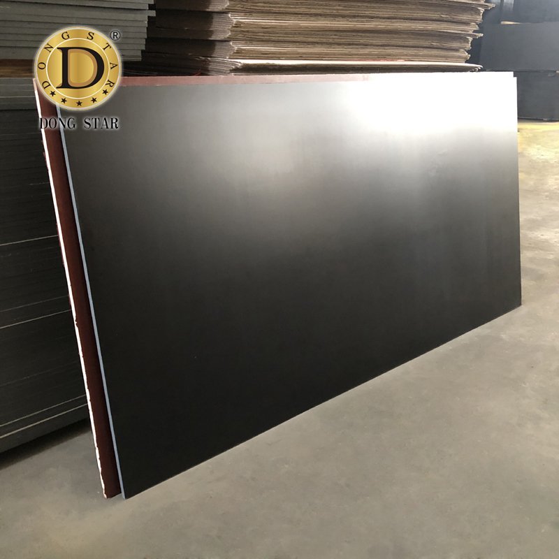 1220x2440mm 9mm 12mm Black Film Faced Plywood Marine Construction Formwork Phenolic Board
