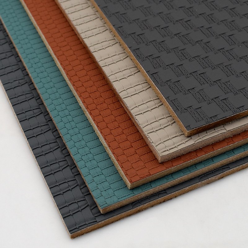 Modern WPC Leather Wall Panels for Home Use Waterproof Soundproof Fireproof Striped Bamboo Charcoal Fiber Durable Solid Panels