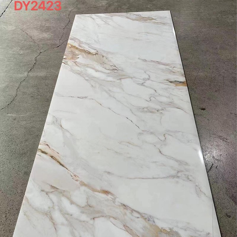 PVC marble wall panels Glossy matt Embossed can be customized color marble sheet & other panels good customer service