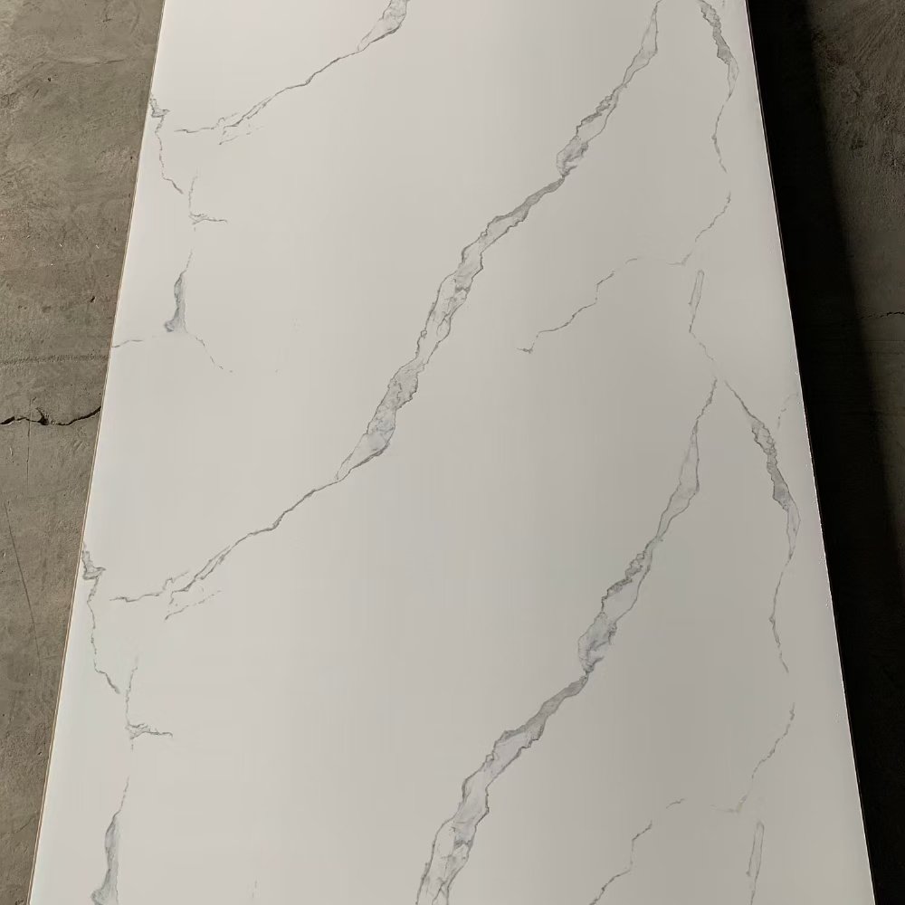 Modern High Gloss UV Marble Wall Panels Favorite of Fashionable Hotels