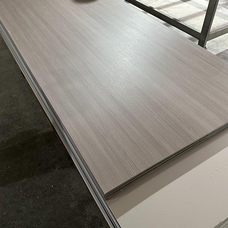 Bamboo Charcoal Fiber Wood Grain Decorative WPC Board Wood Veneer PVC Cladding Metal Texture Background Panel