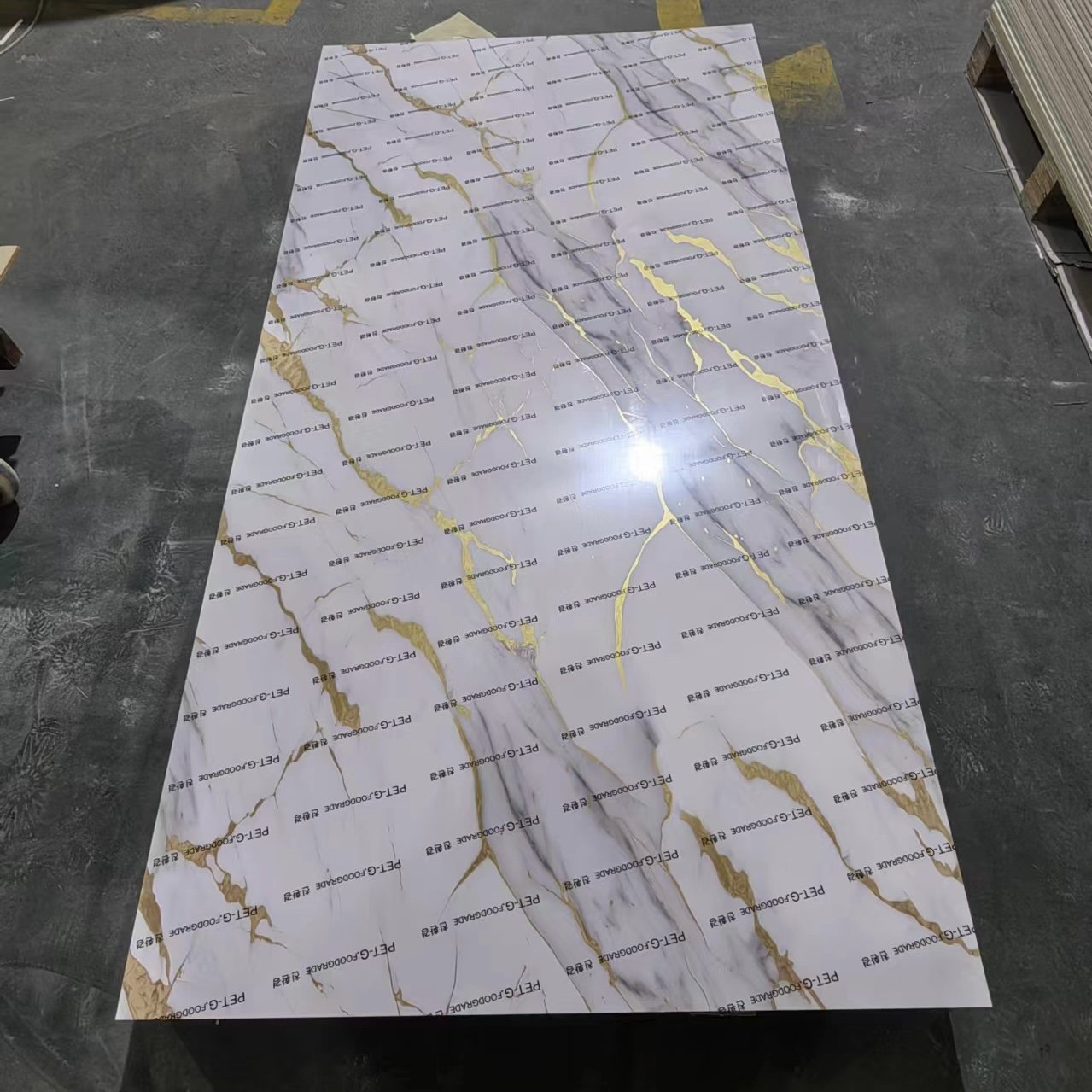 Bamboo Charcoal Fiber Wood Grain Decorative WPC Board Wood Veneer PVC Cladding Metal Texture Background Panel