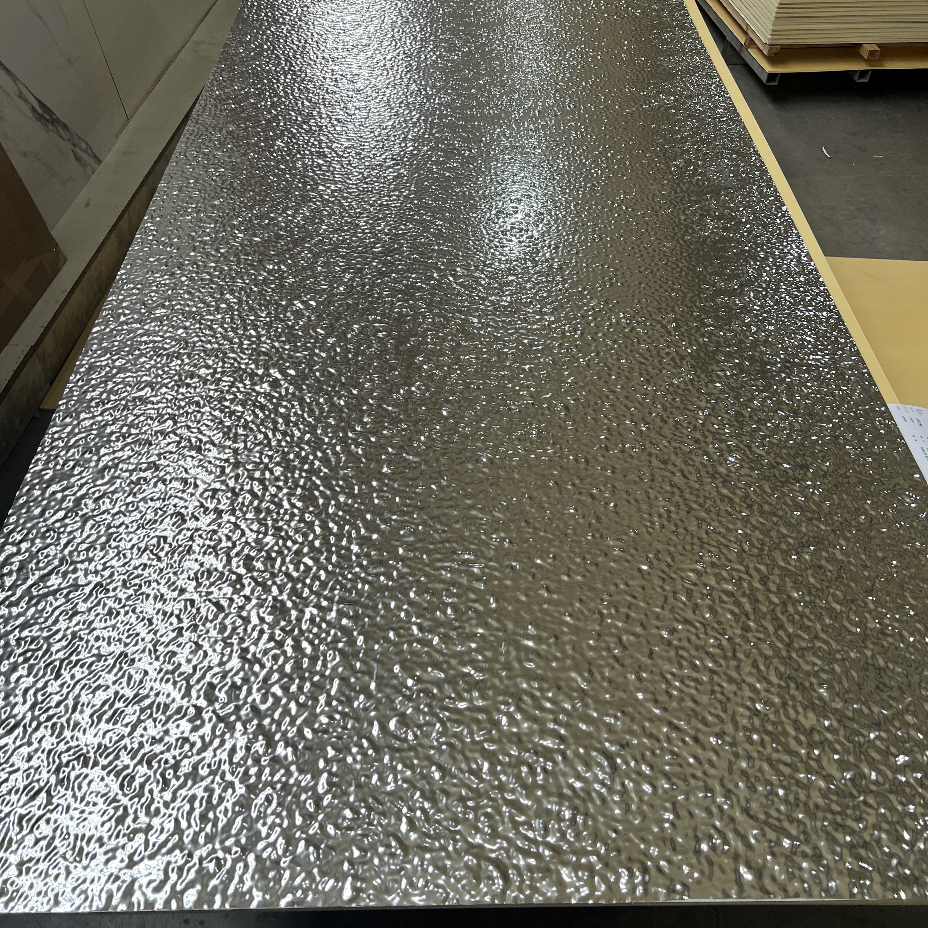 Bamboo Charcoal Fiber Wood Grain Decorative WPC Board Wood Veneer PVC Cladding Metal Texture Background Panel