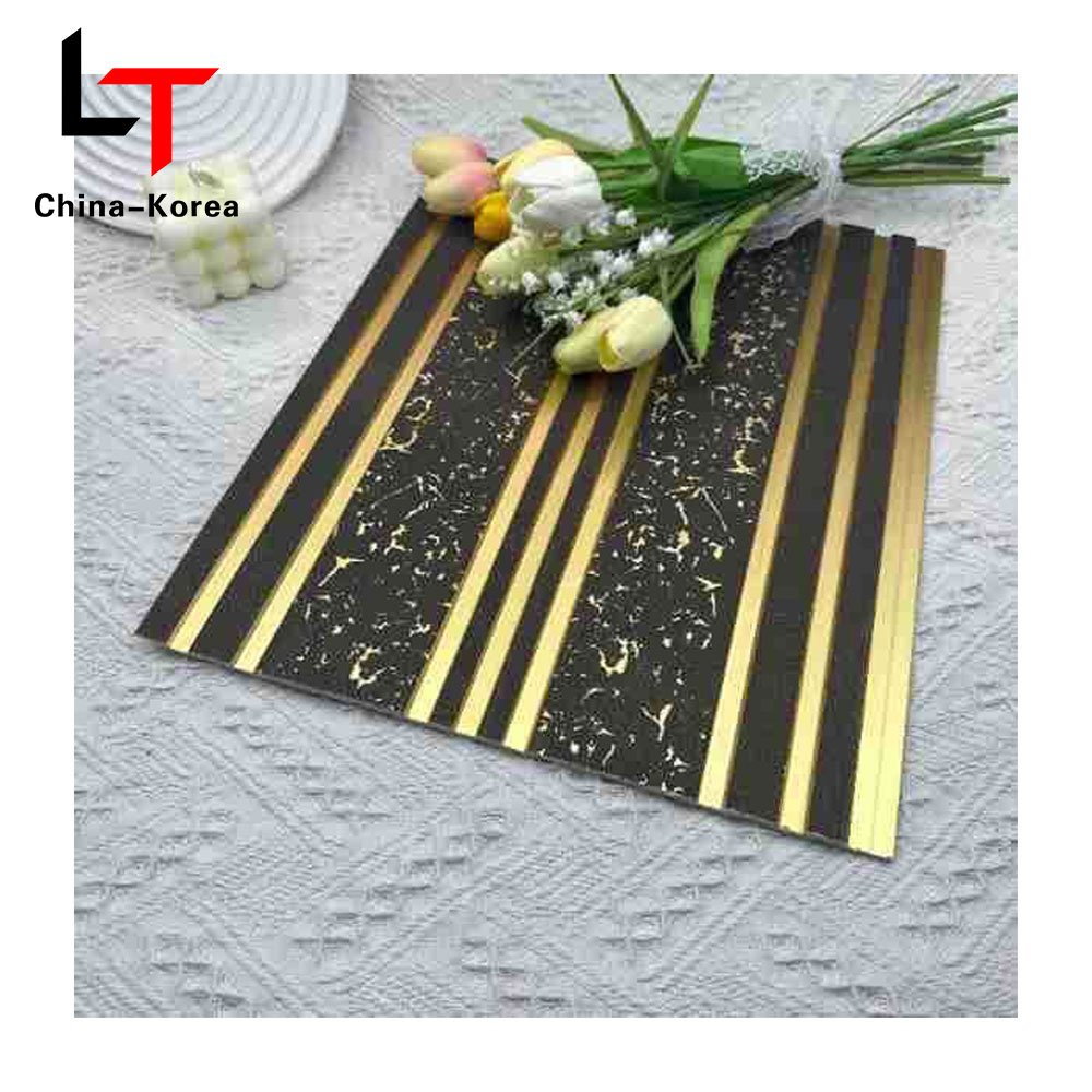 LT Factory Direct Vinyl 3D PS WPC fluted wall panels Wooden Cladding back Board Co-extrusion foam Wood Plastic Composite Slatted