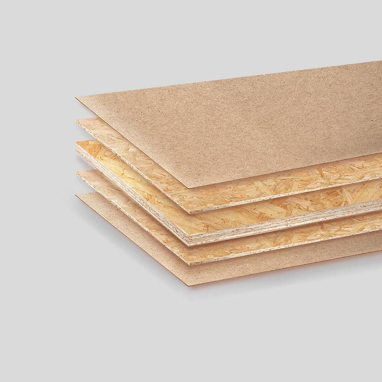 Good Quality Environmentally Friendly Plywood Oriented Strand Board Finished Surface 4*8ft OSB Board For Cabinet Use