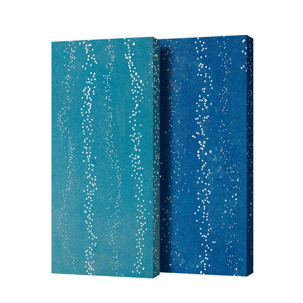 Custom Colors Concrete Board Transparent Translucent Fiber Optic Exterior Wall Panel for Clubs Office Bars Made Cement Board