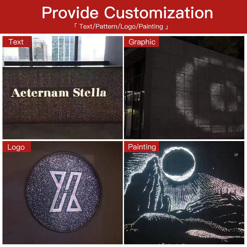 Custom Colors Concrete Board Transparent Translucent Fiber Optic Exterior Wall Panel for Clubs Office Bars Made Cement Board