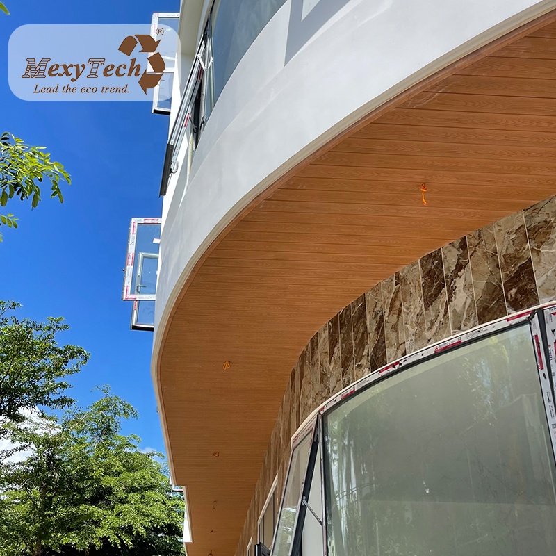 Siding board installation eco wpc products ASA screens