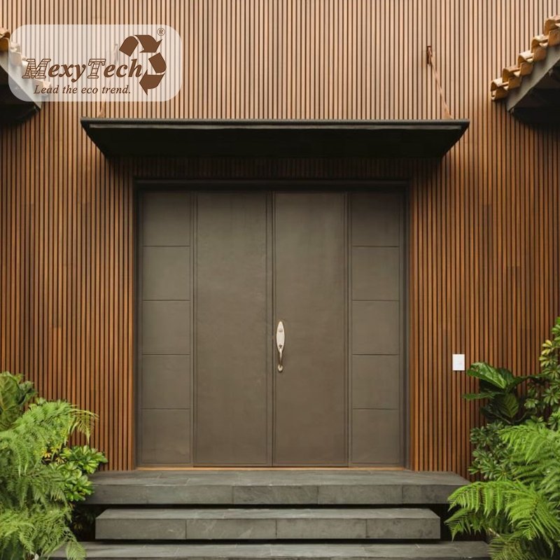 Siding board installation eco wpc products ASA screens