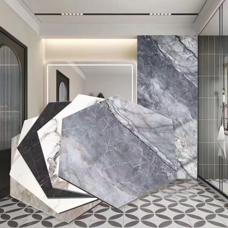 Pet UV Marble High Glossy Board for Interior Sheet Wall Panel UV Panel 4X8 Feet Decorative