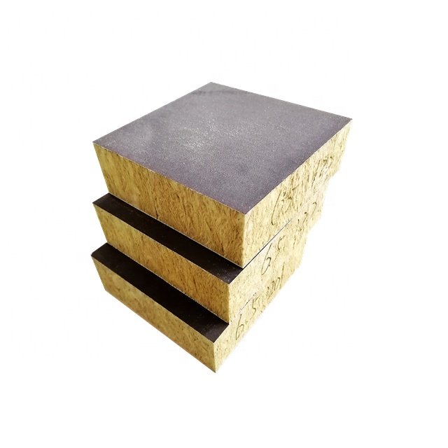 The hydrophobic rate can reach 99.9% Mineral/Rock wool insulation panel wall insulation board