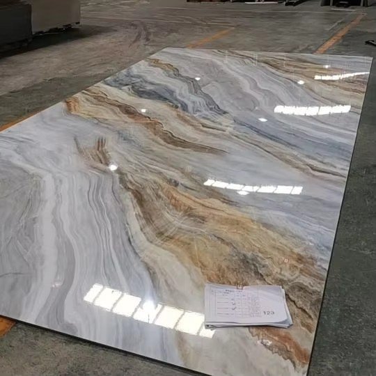 Natural Stone Modified Soil WPC Wainscot Wall Panel Board Bathroom Soundproof Insulation Akoestische Akoestica Board
