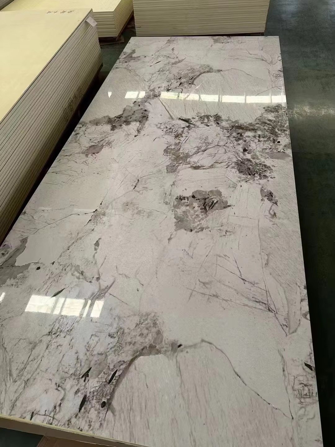 Natural Stone Modified Soil WPC Wainscot Wall Panel Board Bathroom Soundproof Insulation Akoestische Akoestica Board