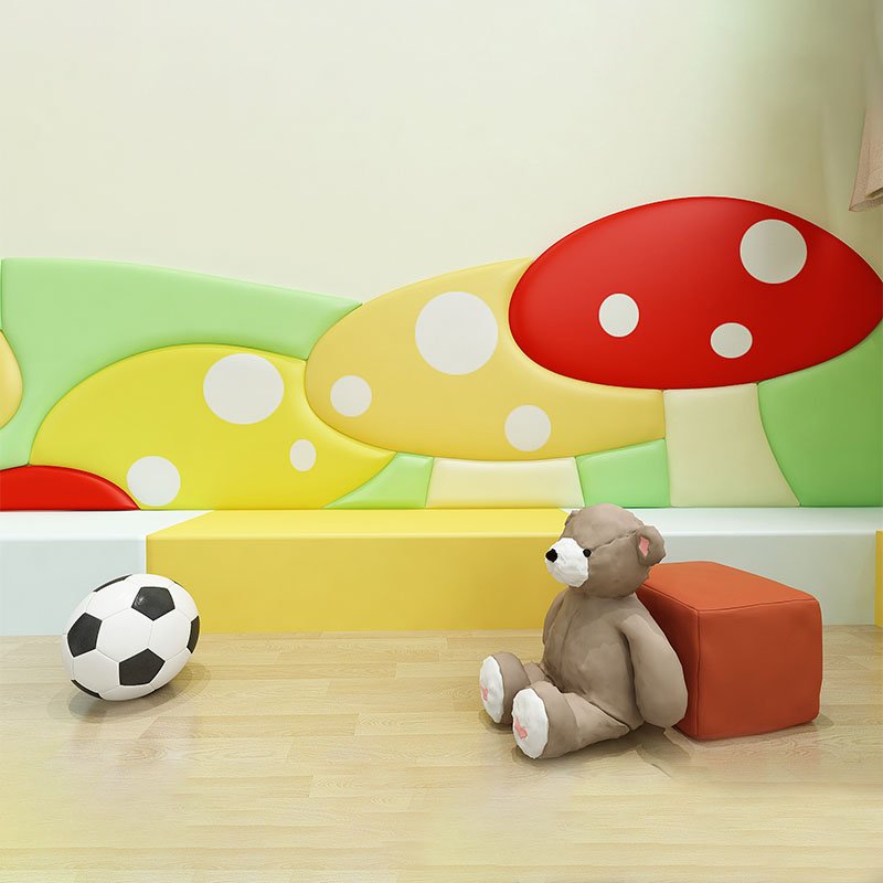 New children's room wall soft wrap wall Self-adhesive wrap corner line wall cushion protection strip foam soft