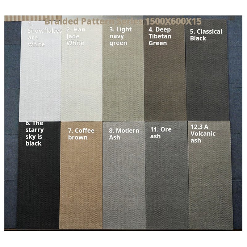 Pu stone wall panel polyurethane stone panel 3D wall panel board Braided Pattern Series slate stone