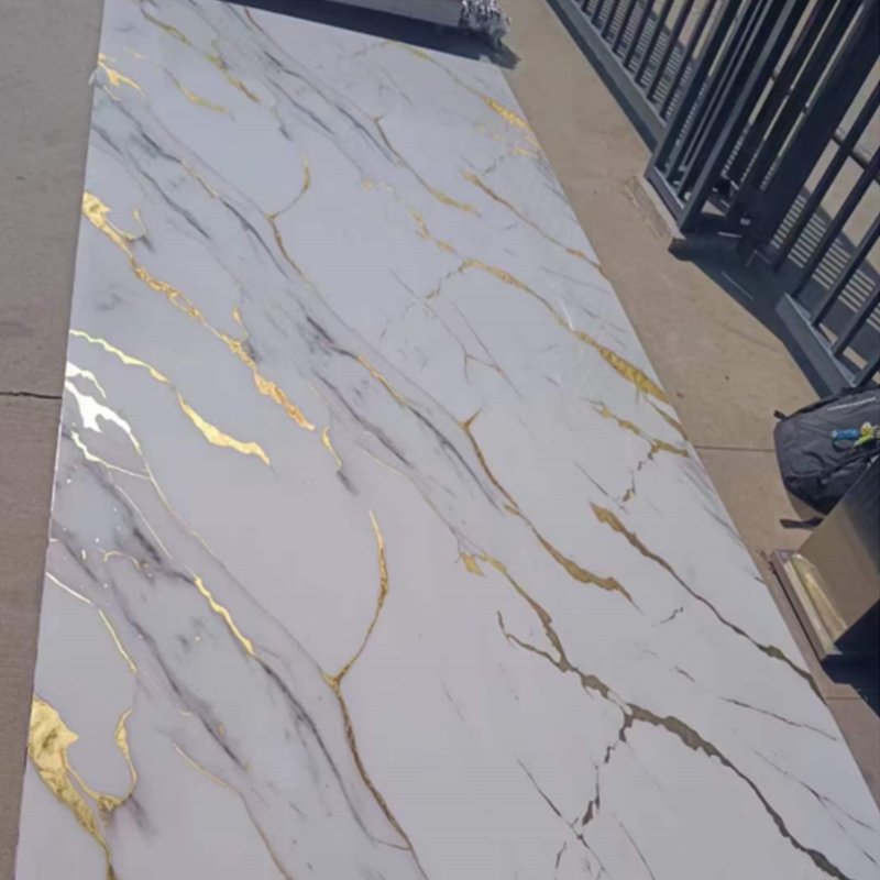 pvc plastic alternative marble wall panel & board uv acm panel with a uv gloss laminated printed uv pvc marble sheet pvc