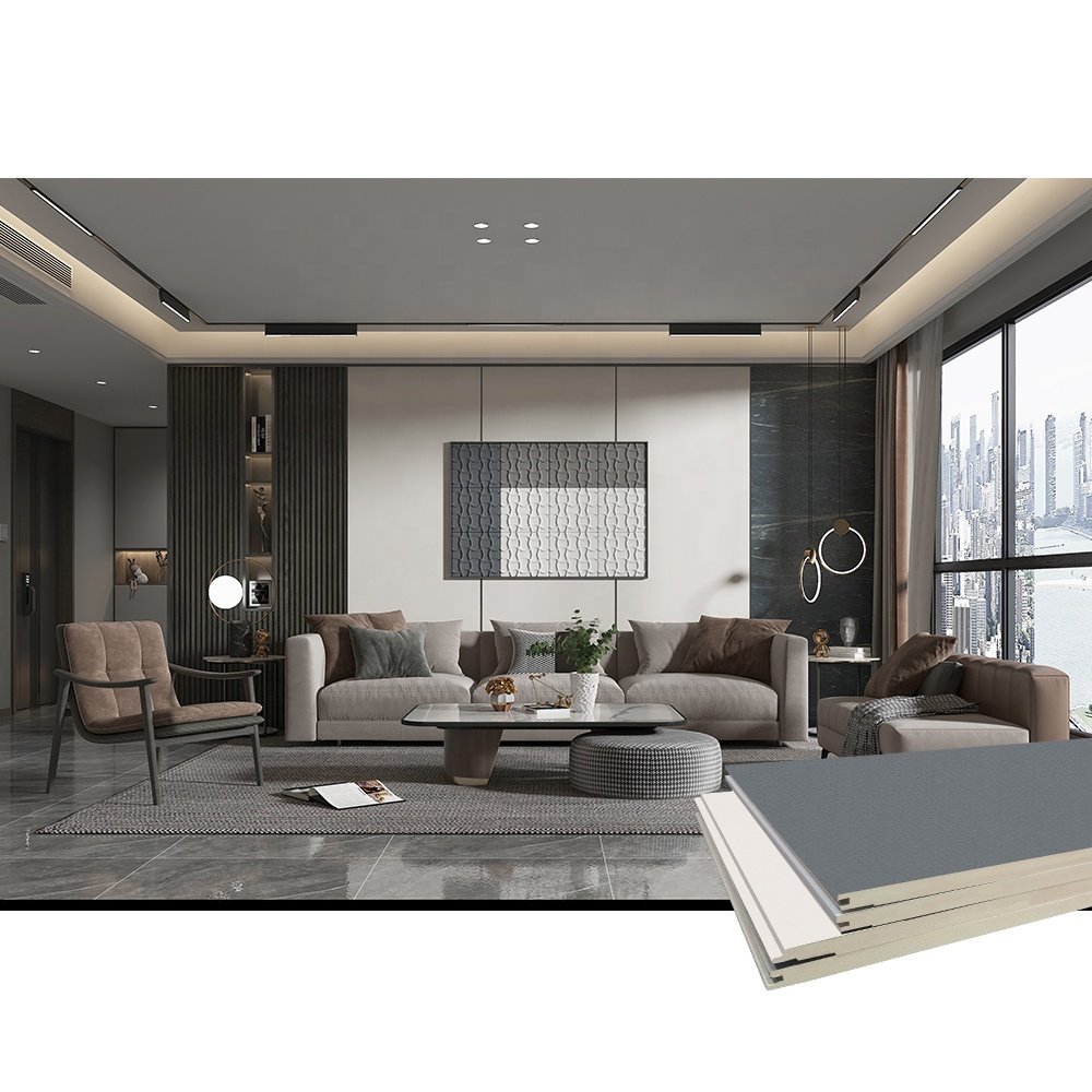 Wall Decorative Colorful Plastic WPC Wall Panel For Home Living Room