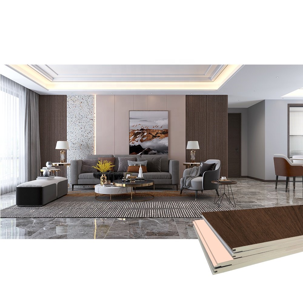 Wall Decorative Colorful Plastic WPC Wall Panel For Home Living Room