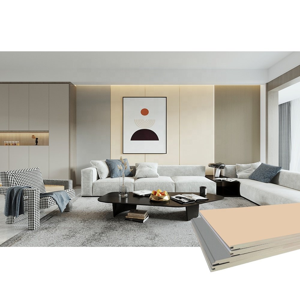 Wall Decorative Colorful Plastic WPC Wall Panel For Home Living Room