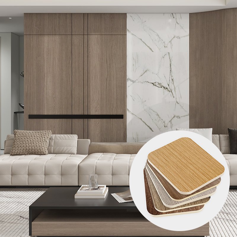 Manufacturer Gold Silver Color Wall PanelWaterproof Bathroom Paneling Sheets Bamboo Charcoal Board Wood Veneer Marble Wall Panel