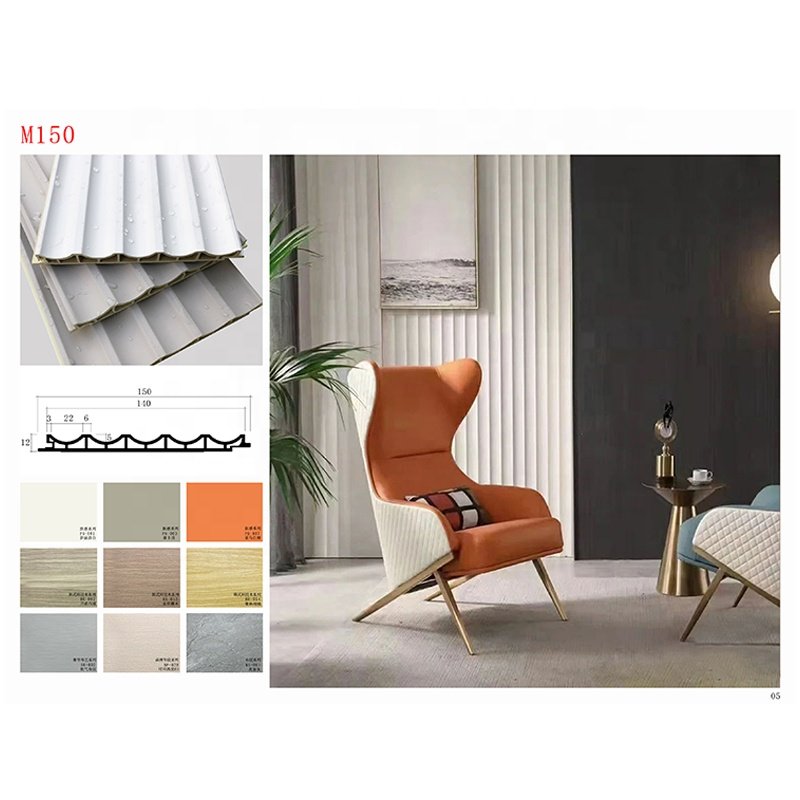 Luxury White Glossy PVC Wall Panel Waterproof Wallpanel de PVC Board for Wall Interior Decoration