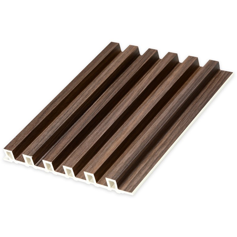 Factory Direct Sale Interior WPC Wall Panels Popular Wooden grain pvc grille fluted wall cladding other Boards