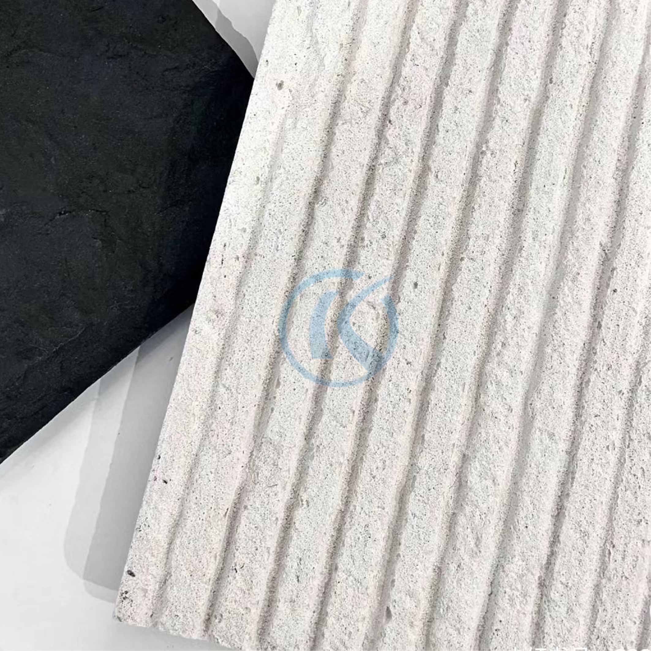 Natural Stone Texture Decoration Wall Panel Tiles Interior Exterior Flexible 4mm MCM Soft Square Linear Line Stone Wall Boards