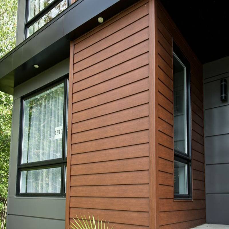 WPC wood plastic composite outdoor decking / terrace flooring/ solid hard wood composite decking board