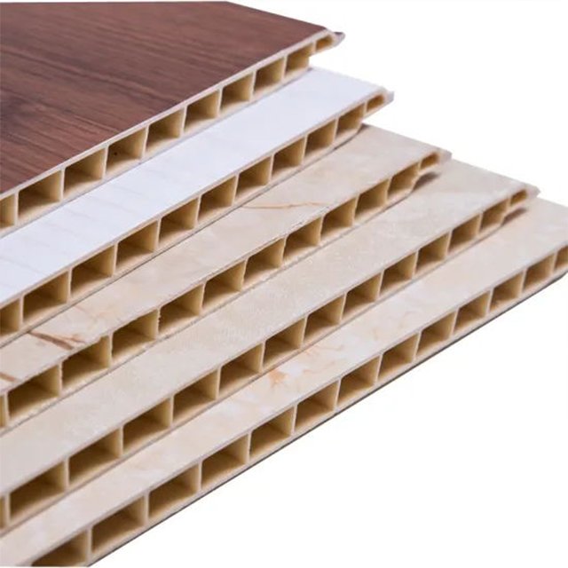 manufacturers new design decoration boards interior wood plastic sheet Integrated Wallboard