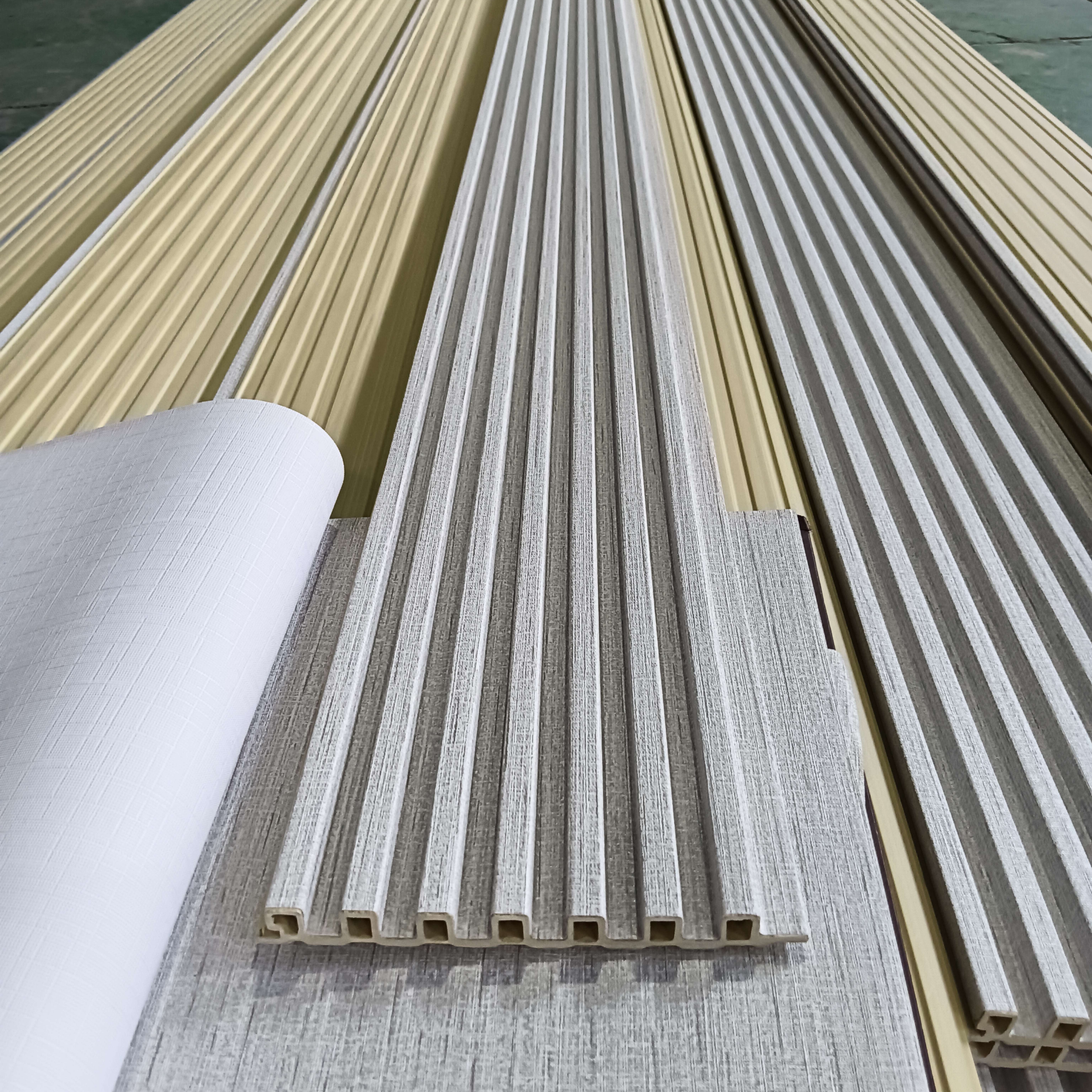Wood Plastic 148X14X2900MM WPC Decpr Wall Panel Wpc Wall Panel Indoor