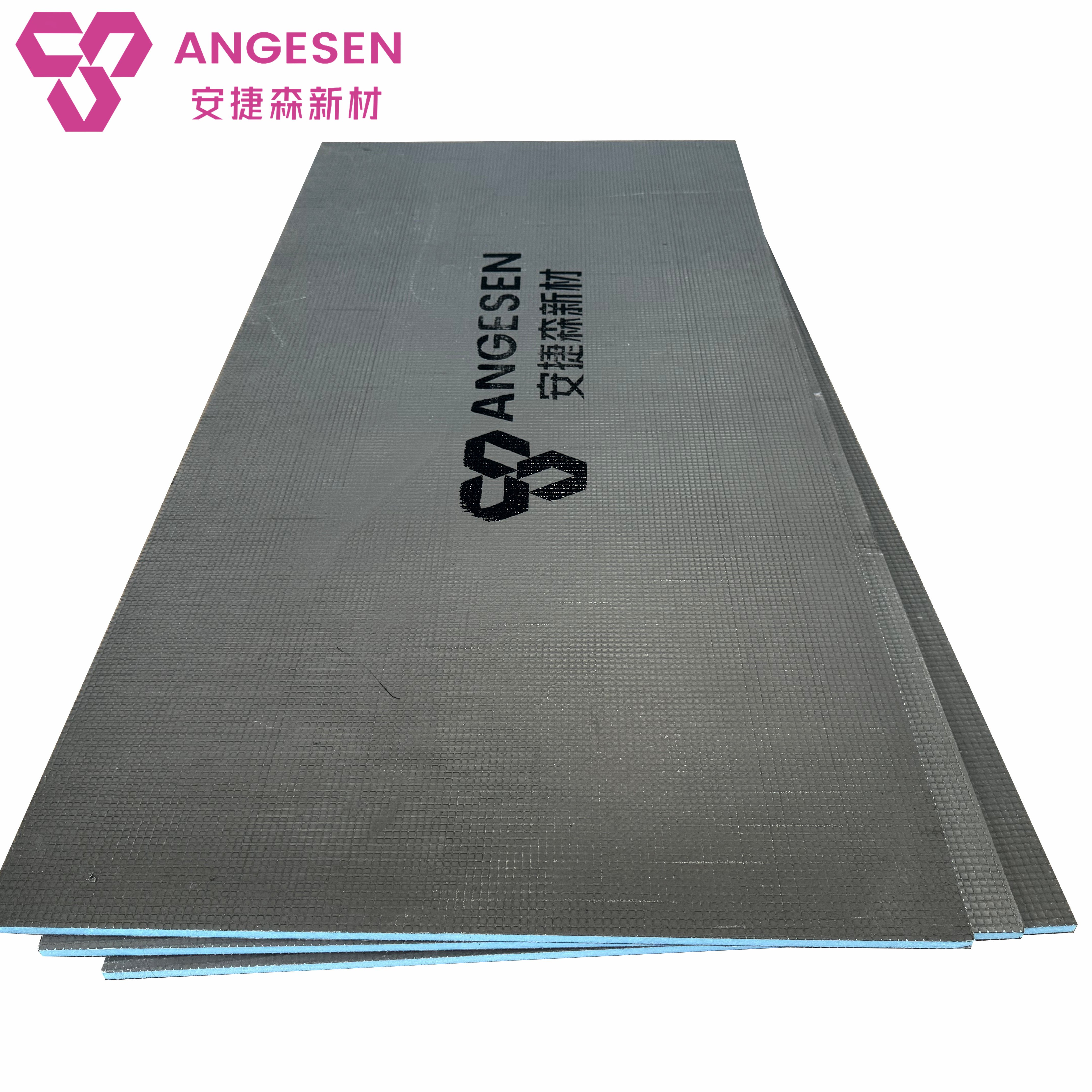 Angesen Quality certification XPS Polystyrene Board Tile Backer Board for bathroom