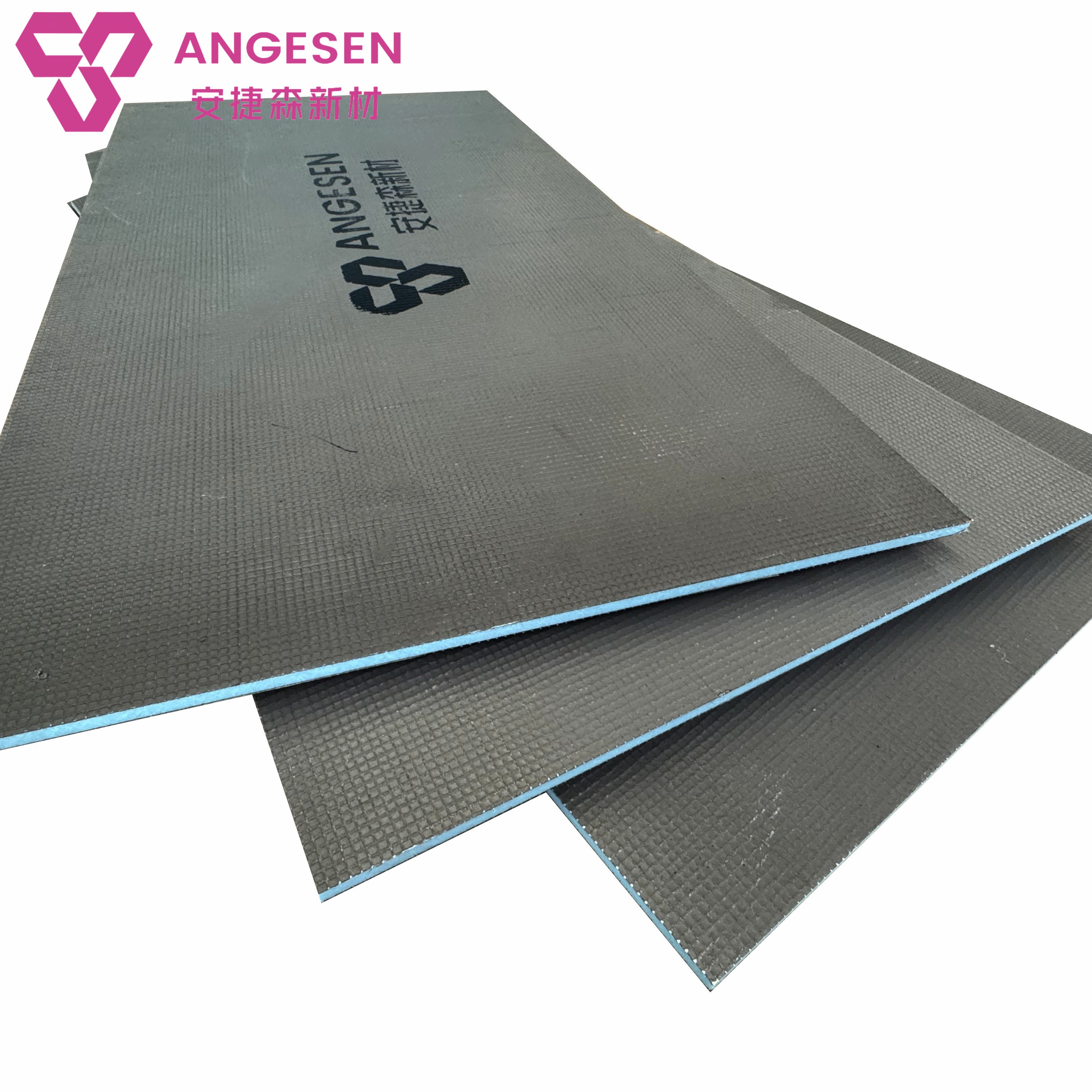 Angesen Quality certification XPS Polystyrene Board Tile Backer Board for bathroom