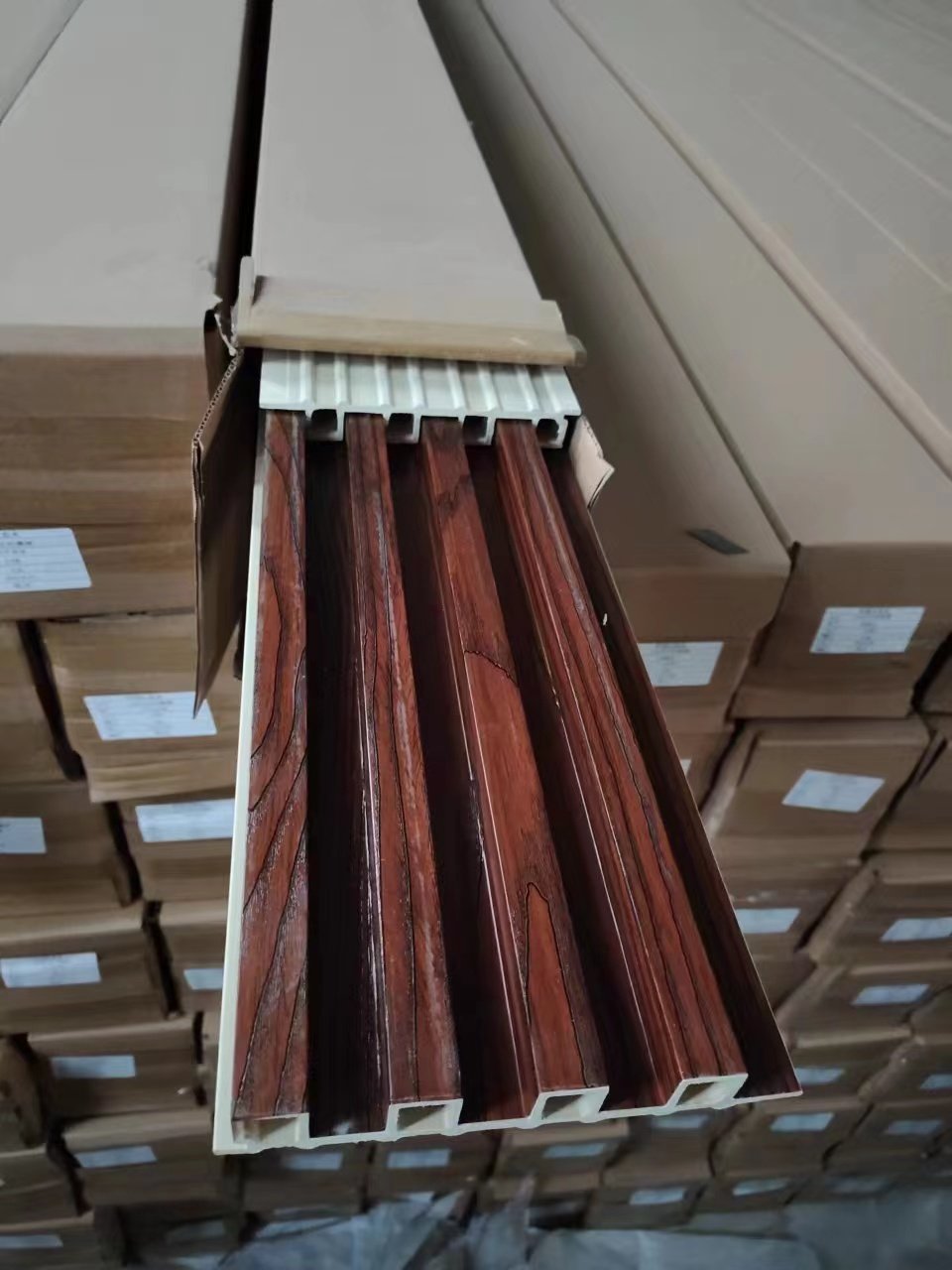 Best Price Factory Indoor Wpc Wall Panel Water Proof Decorative Panel Co-extruded Pvc Wall Panel Waterproof New Tech wood Wooden
