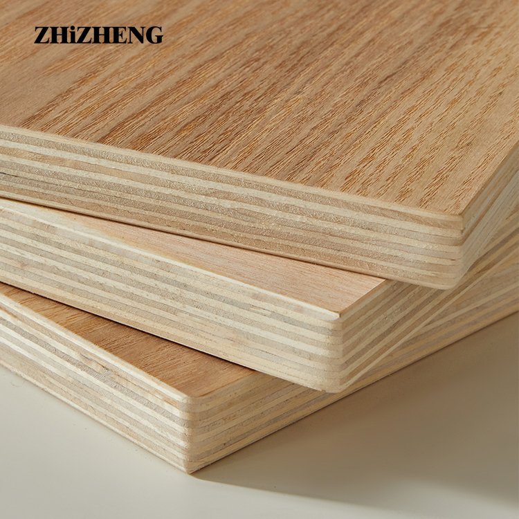Factory Custom Size Moisture Resistant Plywood Sheet Melamine Laminated Multilayer Board For Building Construct