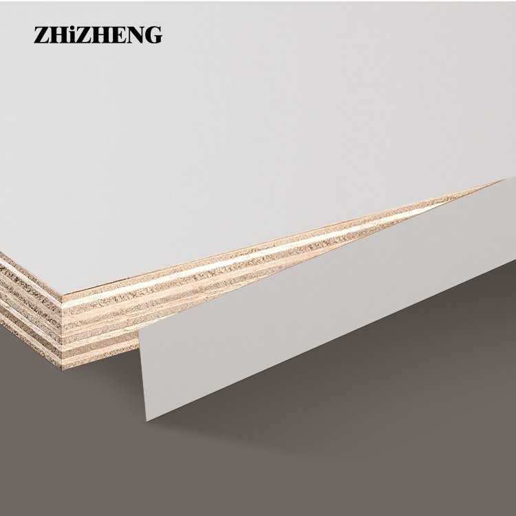Factory Custom Size Moisture Resistant Plywood Sheet Melamine Laminated Multilayer Board For Building Construct