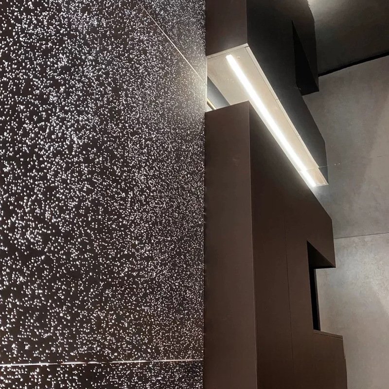 Transparent Concrete Board Cement Clear Determined Transparent Stone Star Plastic Boards Decoration Board Background Wall Panel