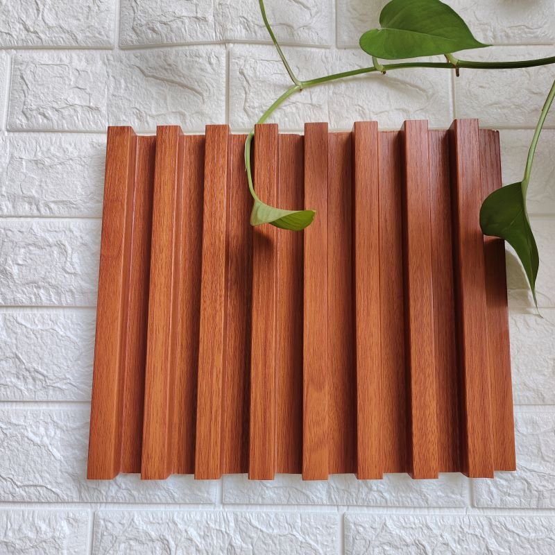 Bedroom living room decoration boards indoor waterproof fireproof pvc louvered panel for wall