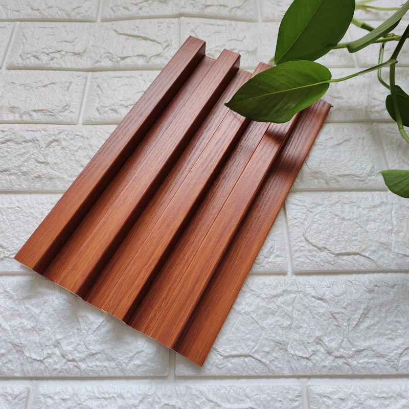 Bedroom living room decoration boards indoor waterproof fireproof pvc louvered panel for wall