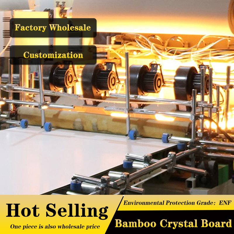 Chinese Minimalist Style Solid Metal Carbon Crystal Plate PVC Wall Board Similar To Baijax