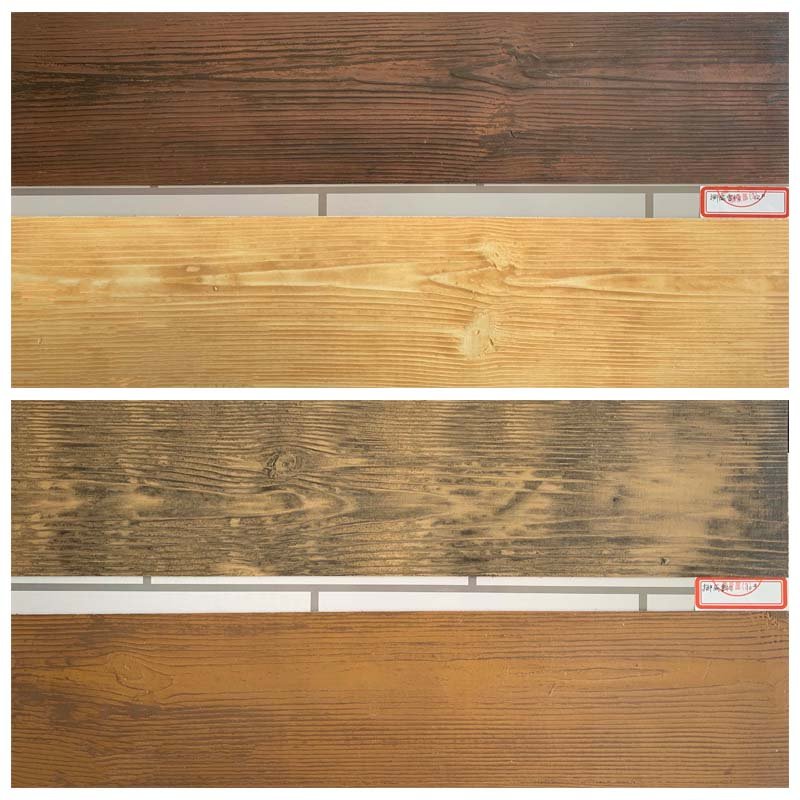Fire resistant wooden texture Flexible Wall Panel Wood Alterative wall tile for Hotel& Villa exterior wall decoration