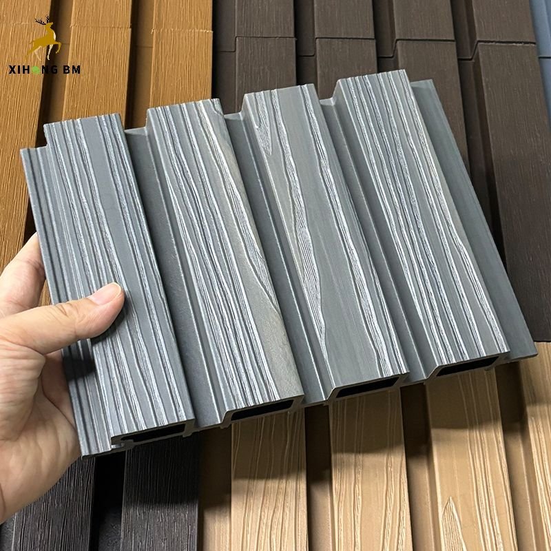 JSXH Wood Plastic Composite Garden Fence Boards Composite Fencing Outdoor Fence Exterior Wpc Wall Cladding Panel WPC Board