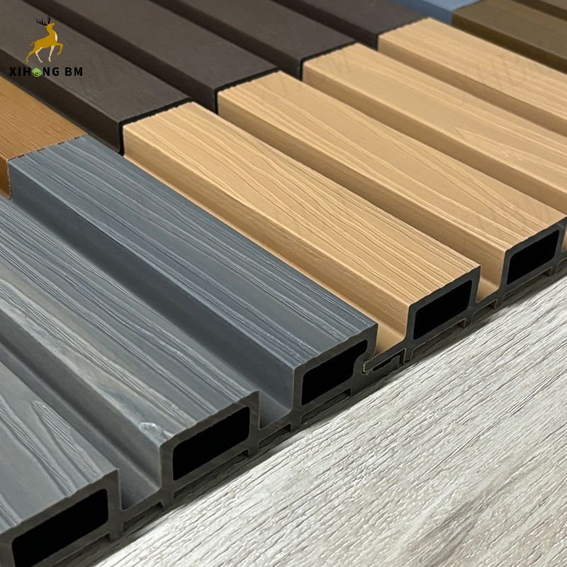 JSXH Wood Plastic Composite Garden Fence Boards Composite Fencing Outdoor Fence Exterior Wpc Wall Cladding Panel WPC Board